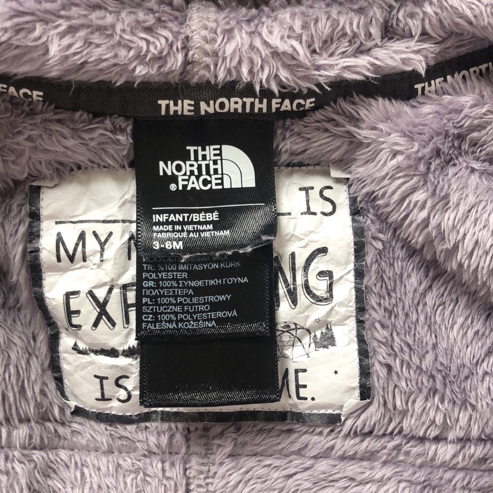 North Face Infant One Piece Fleece Zip - Picture 5 of 5